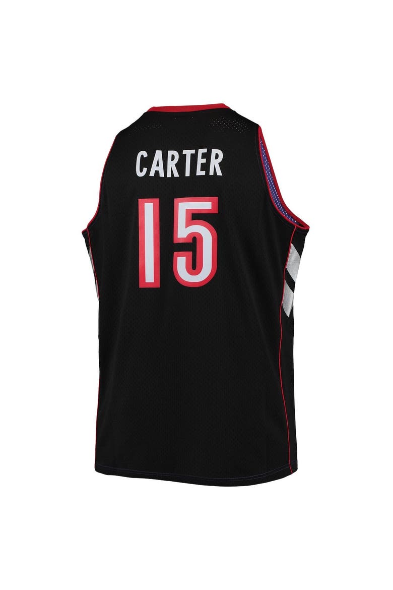 Men's Mitchell & Ness Vince Carter Purple Toronto Raptors Big & Tall 1999/00 Hardwood Classics Swingman Jersey, Alternate, color, Purple