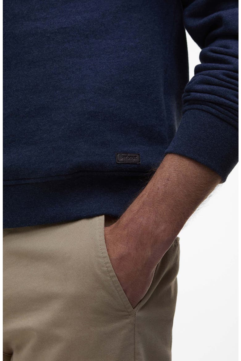 Nelson Cotton Half Zip Sweatshirt, Alternate, color, NAVY MARL