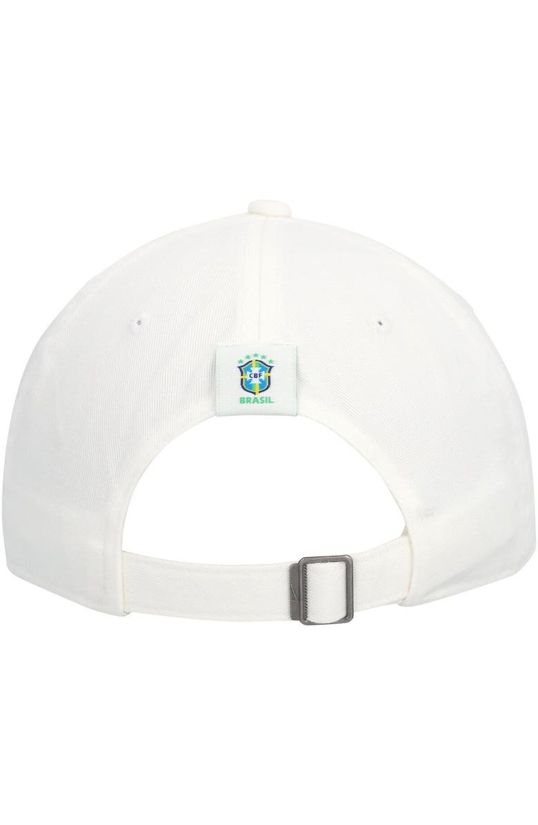 Nike Women's Nike White Brazil National Team Campus Adjustable Hat, Alternate, color, 