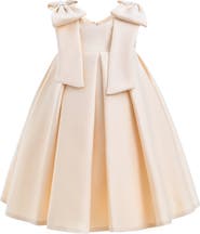 Tulleen Palermo Satin Bow Pleated Dress