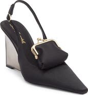 Jeffrey Campbell Pay Me Slingback Wedge Pump