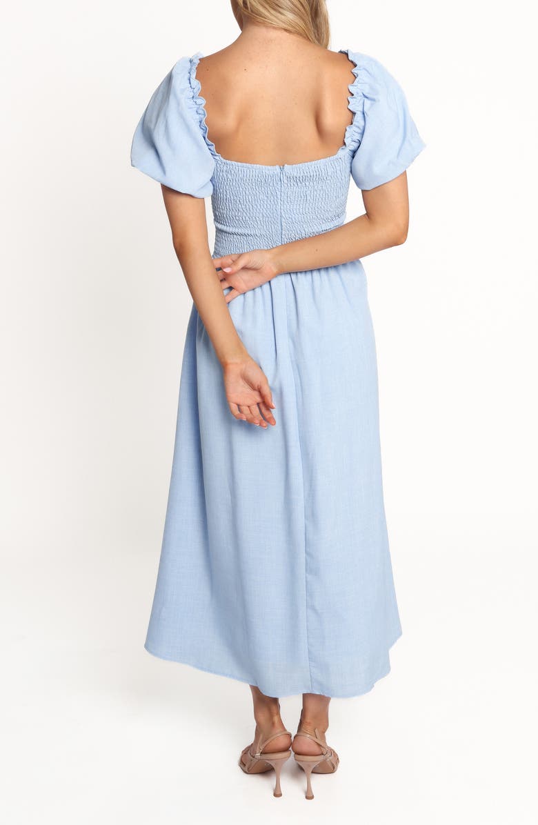 Petal & Pup Cintra Puff Sleeve Maxi Dress, Alternate, color, Blue