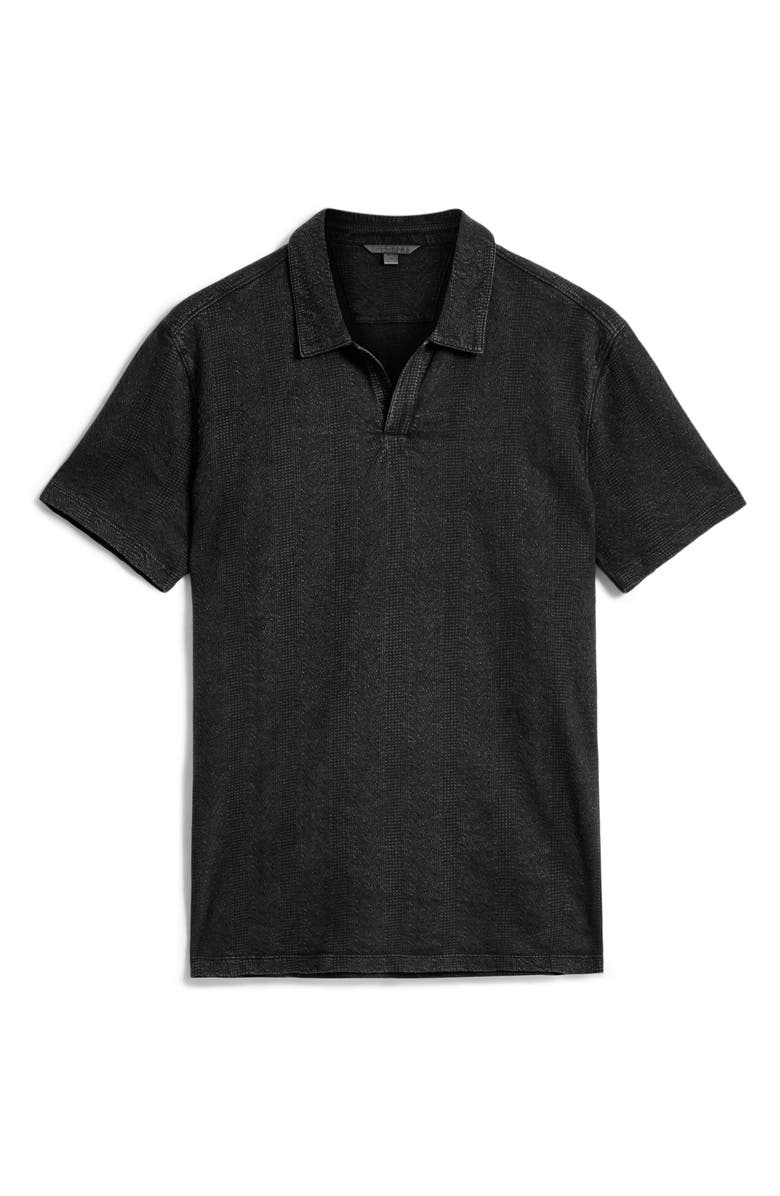 John Varvatos Zion Jacquard Garment Polo, Alternate, color, 