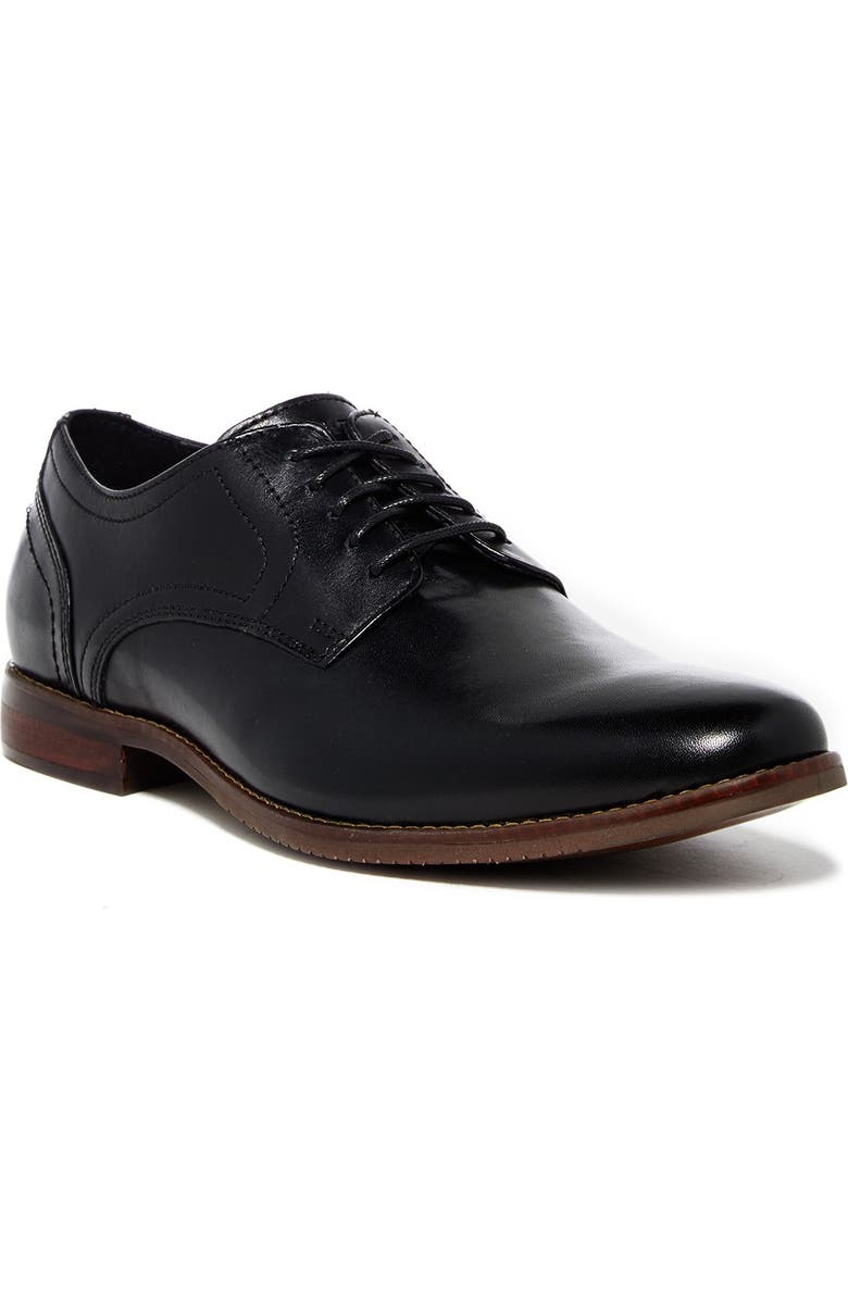 Rockport Leather Plain Toe Derby - Wide Width Available, Main, color,