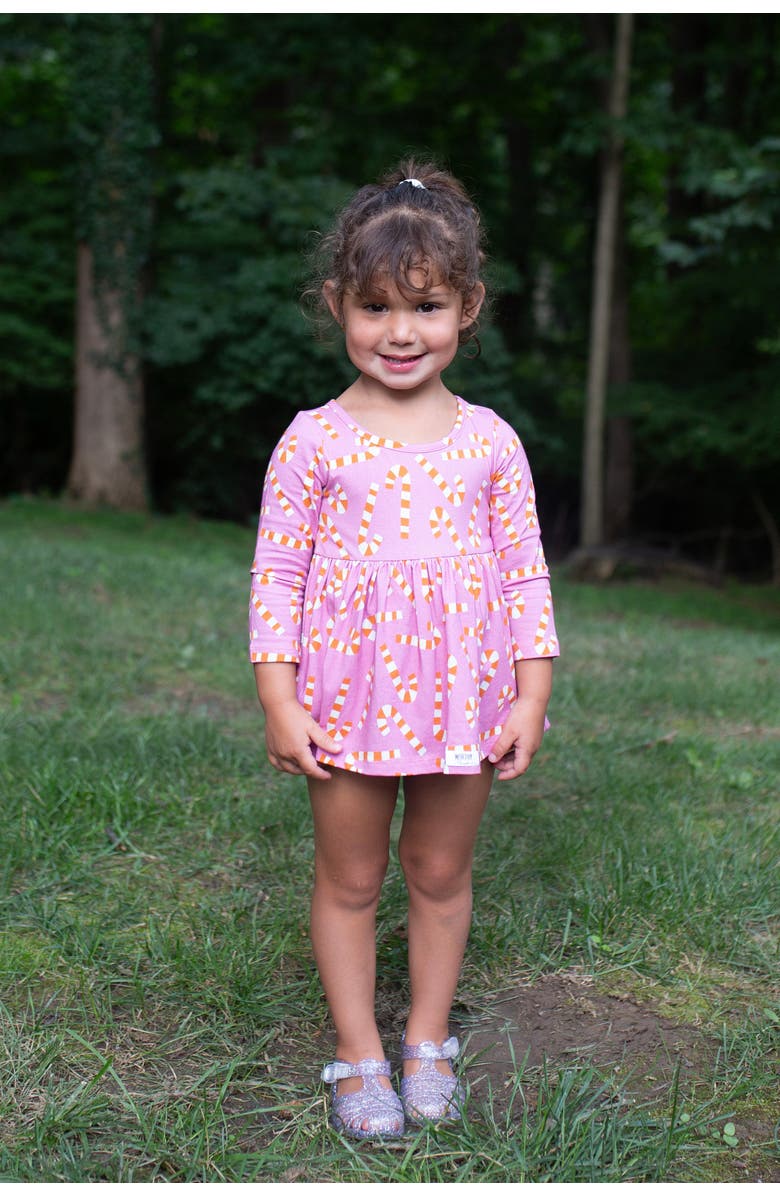 WORTHY THREADS Retro Christmas Long Sleeve Bubble Romper Pack, Alternate, color, Retro Christmas