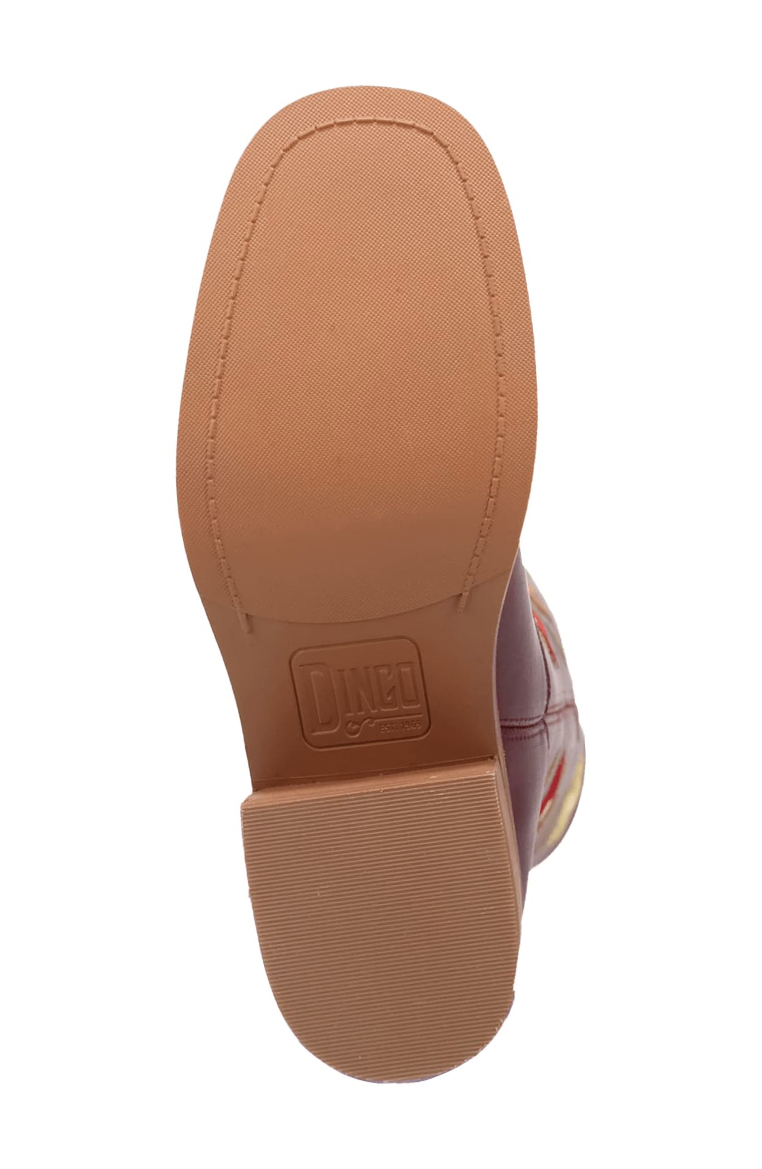 Bloom Embroidered Boot, Alternate, color, MERLOT