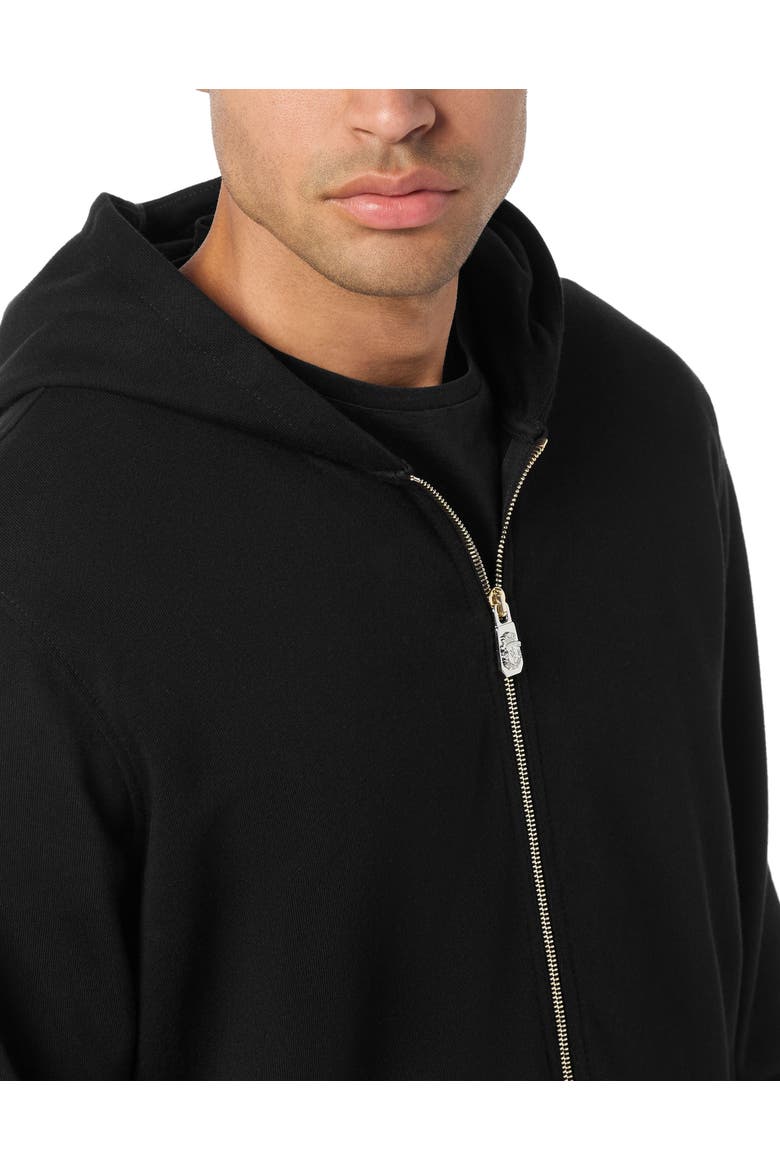 Hoodie Sweatjacket Lion Men, Alternate, color, black