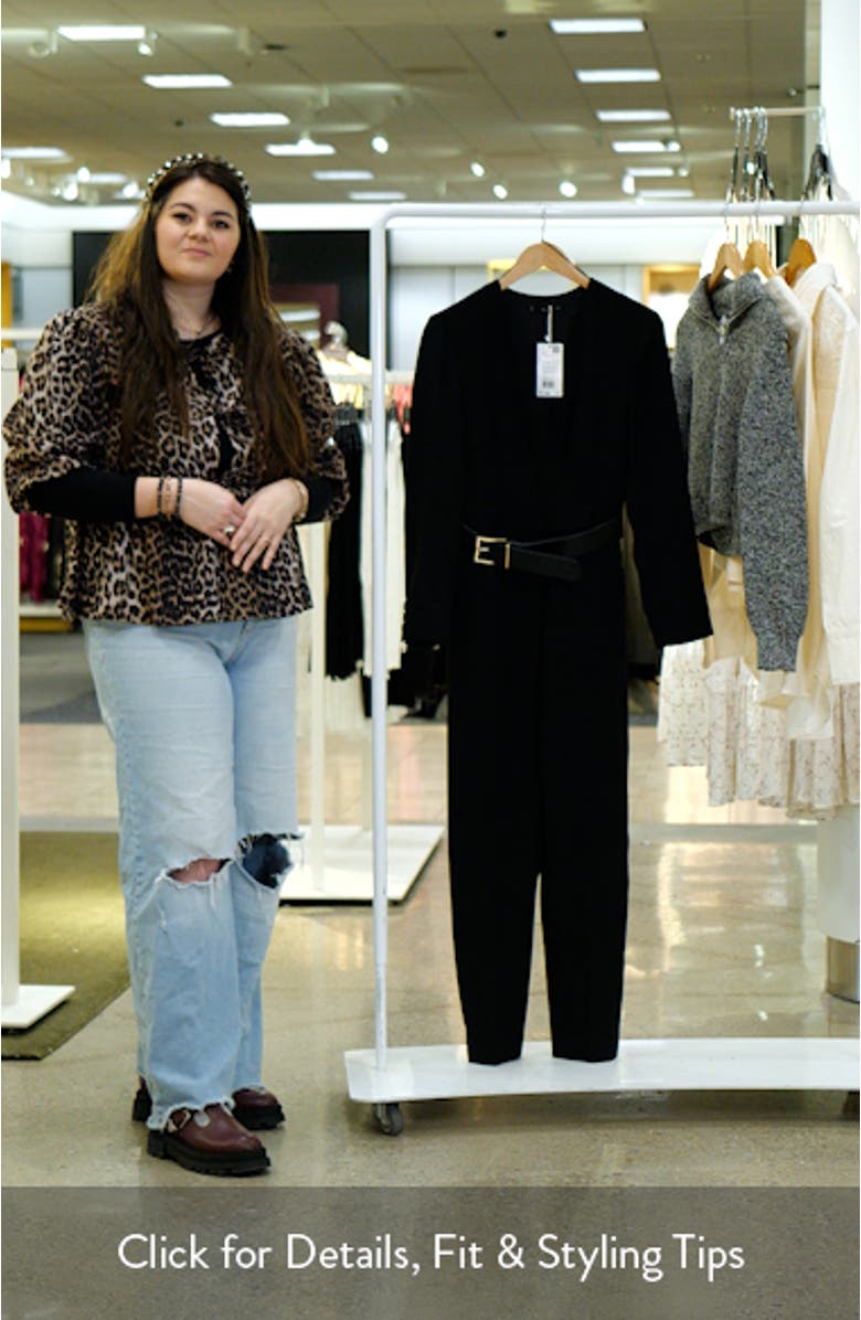 Faux Wrap Jumpsuit, sales video thumbnail