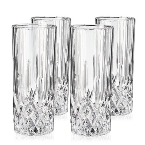 Admiral Crystal Highball Glasses Set of 4