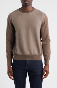 Canali Cotton Crewneck Sweater
