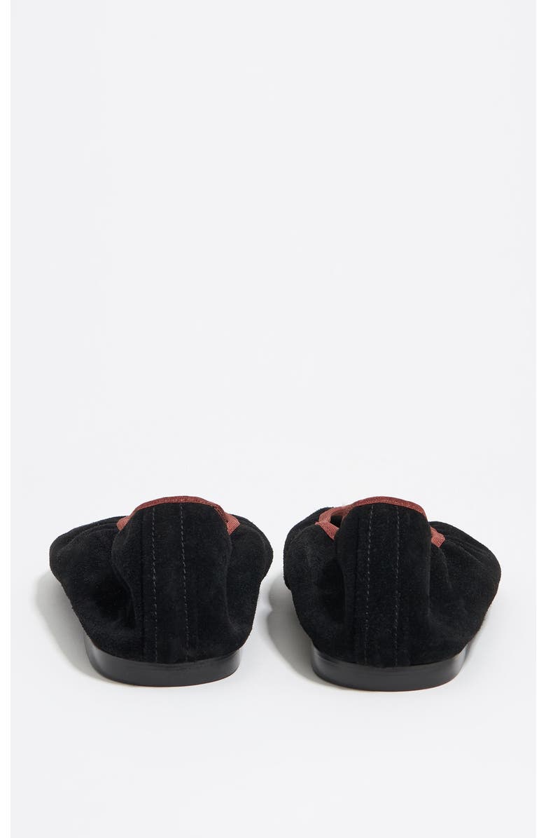 Bimba y Lola Pointed Toe Ballerina, Alternate, color, Black