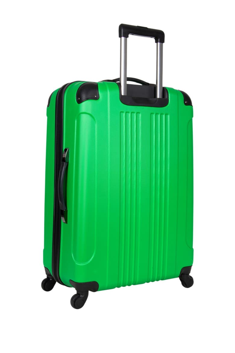 Out of Bounds 28" Lightweight Hardside 4-Wheel Spinner Luggage, Alternate, color, KELLY GREEN