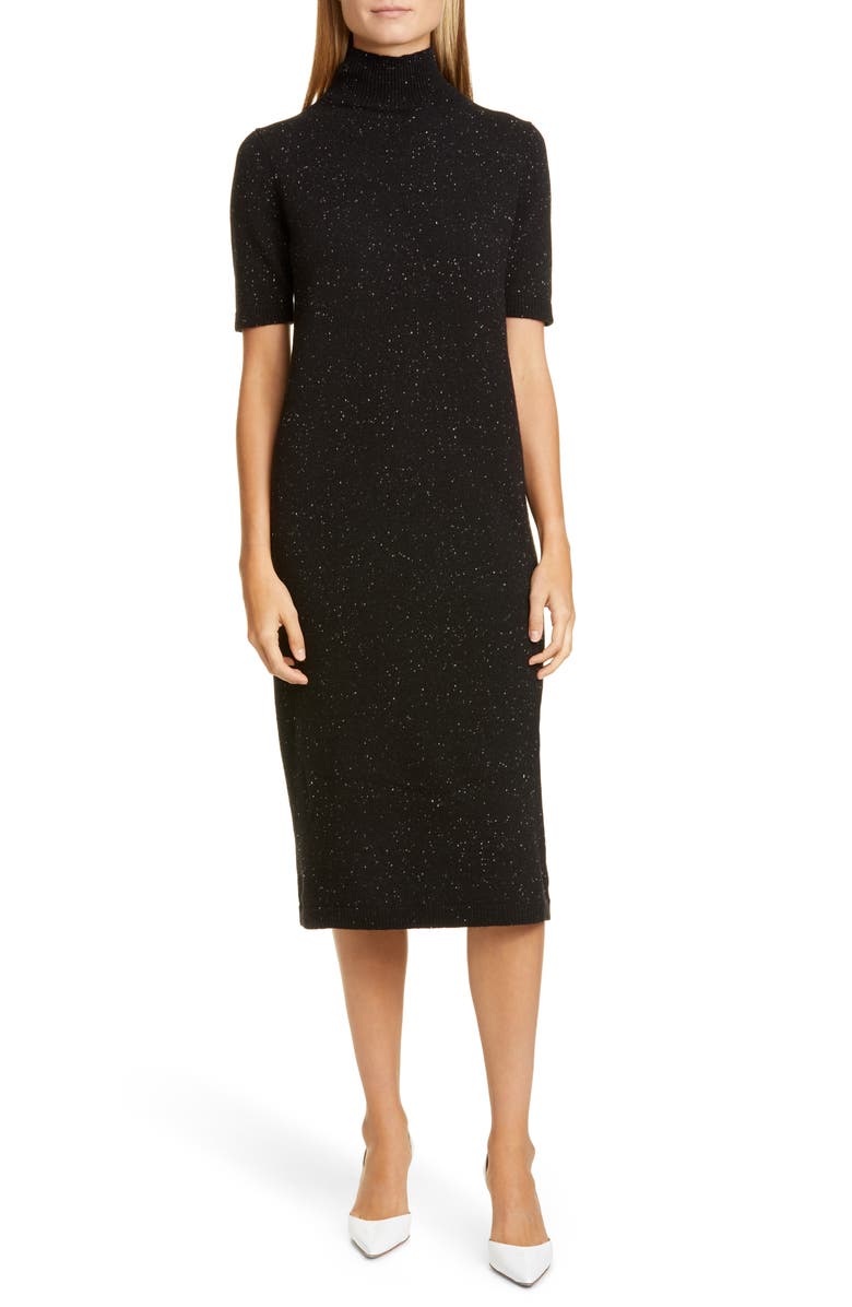 Lafayette 148 New York Wool & Cashmere Midi Sweater Dress, Main, color, 