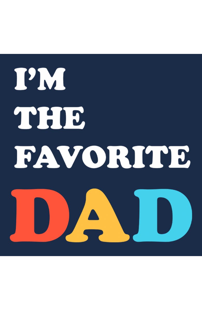 Lost Gods Men's Lost Gods I'm The Favorite Dad  Graphic T-Shirt, Alternate, color, Navy Blue Heather