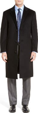 Hart Schaffner Marx Sheffield Classic Fit Wool & Cashmere Overcoat