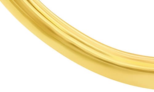 Simona 14k Yellow Gold Oval Hoop Earrings