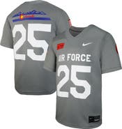 Nike Youth Nike #25 Gray Air Force Falcons APLS Fighting Falcon Collection Football Game Jersey