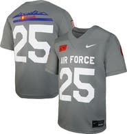 Nike Youth Nike #25 Gray Air Force Falcons APLS Fighting Falcon Collection Football Game Jersey