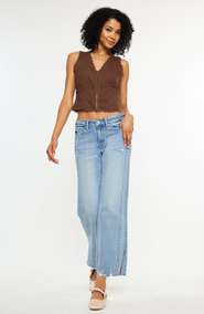 KanCan Sonia Mid Rise Straight Jeans