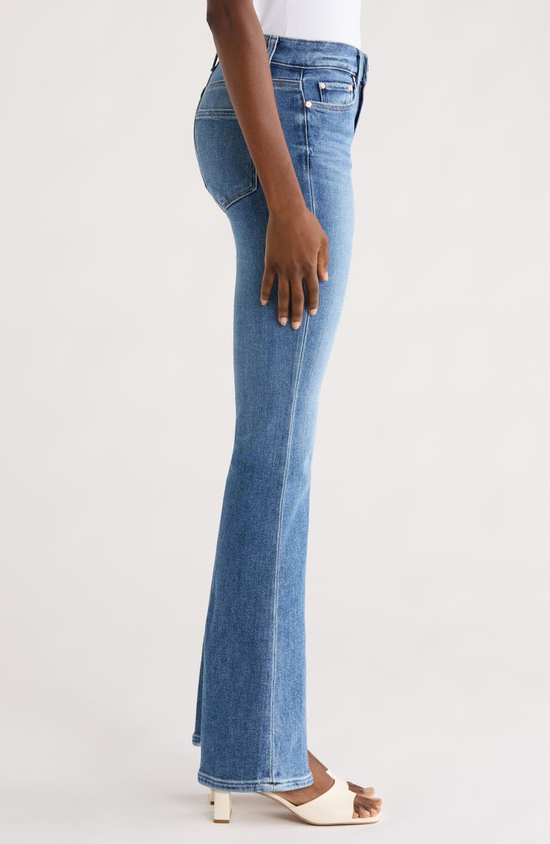 PAIGE Manhattan High Waist Bootcut Jeans, Alternate, color, Showtime