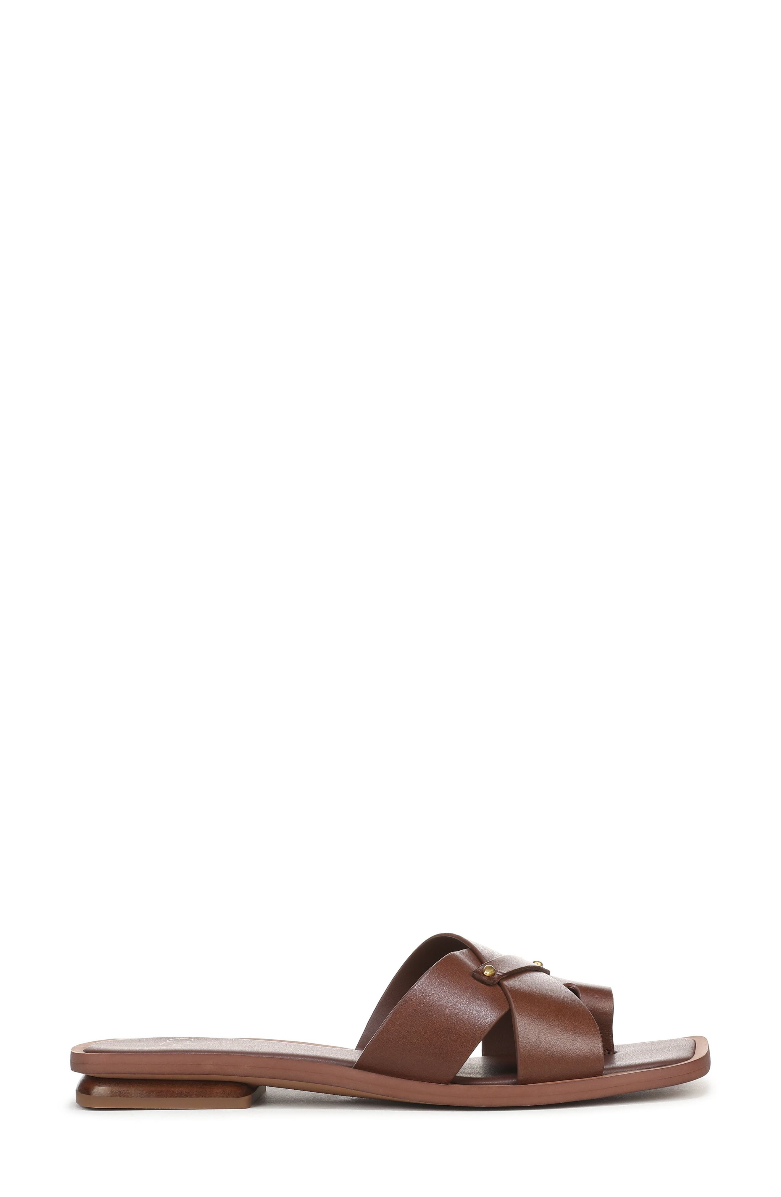 Etta Toe Loop Sandal, Alternate, color, COFFEE BEAN