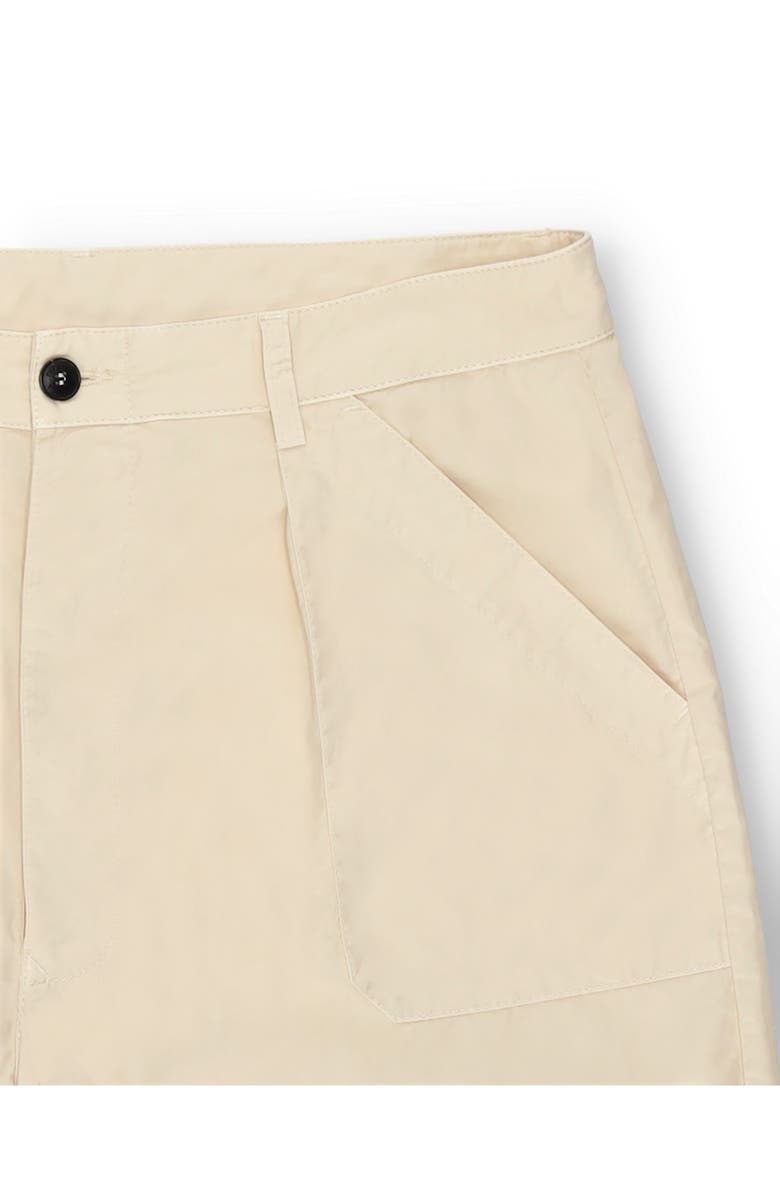 Fortela Haute Twill Cotton Shorts, Alternate, color, Mlk