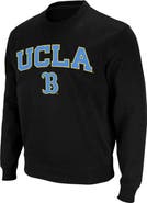 COLOSSEUM Men's Colosseum Black UCLA Bruins Arch & Logo Crew Neck Sweatshirt