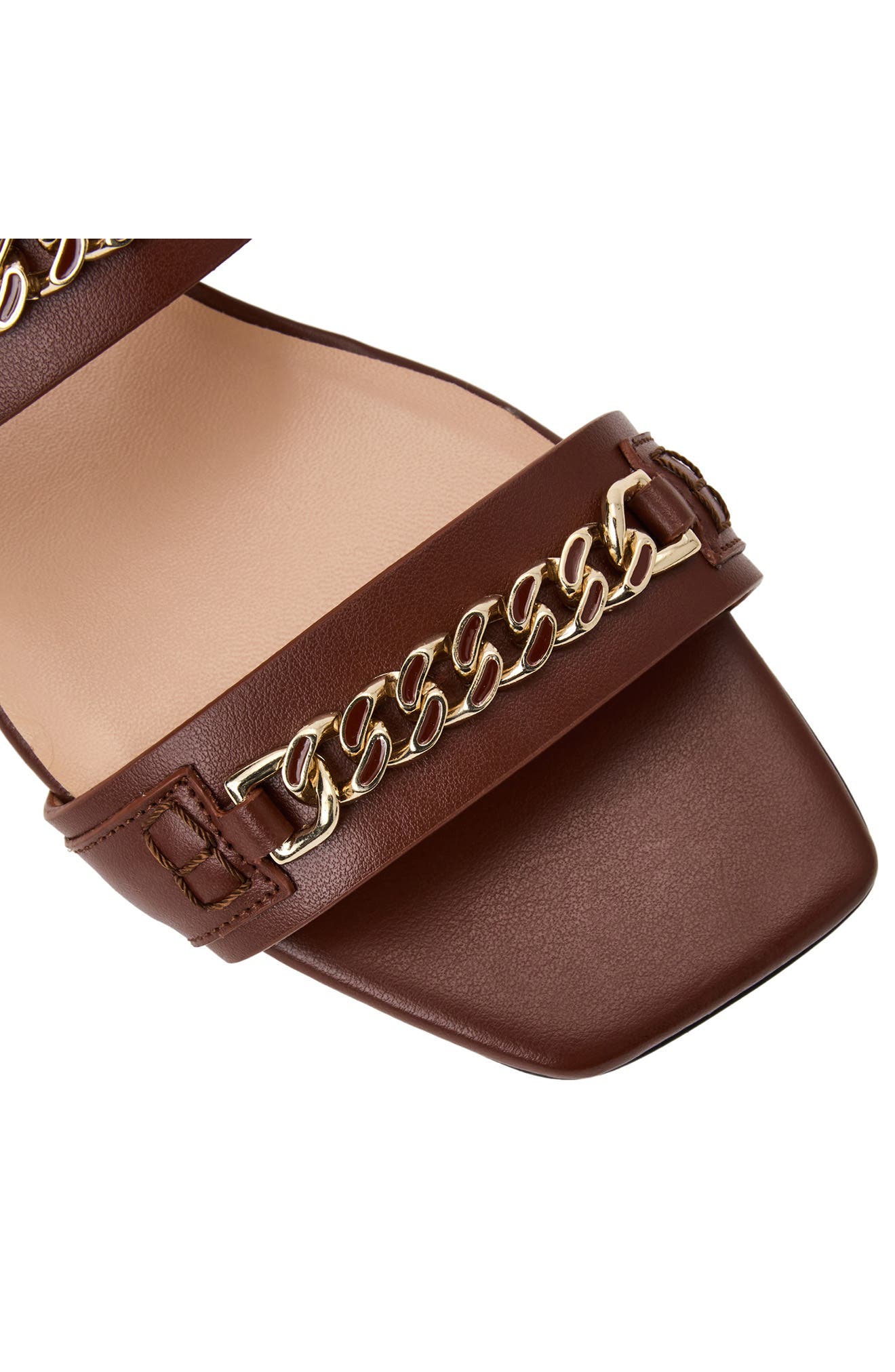 Brunella Slide Sandal, Alternate, color, BROWN NAPPA