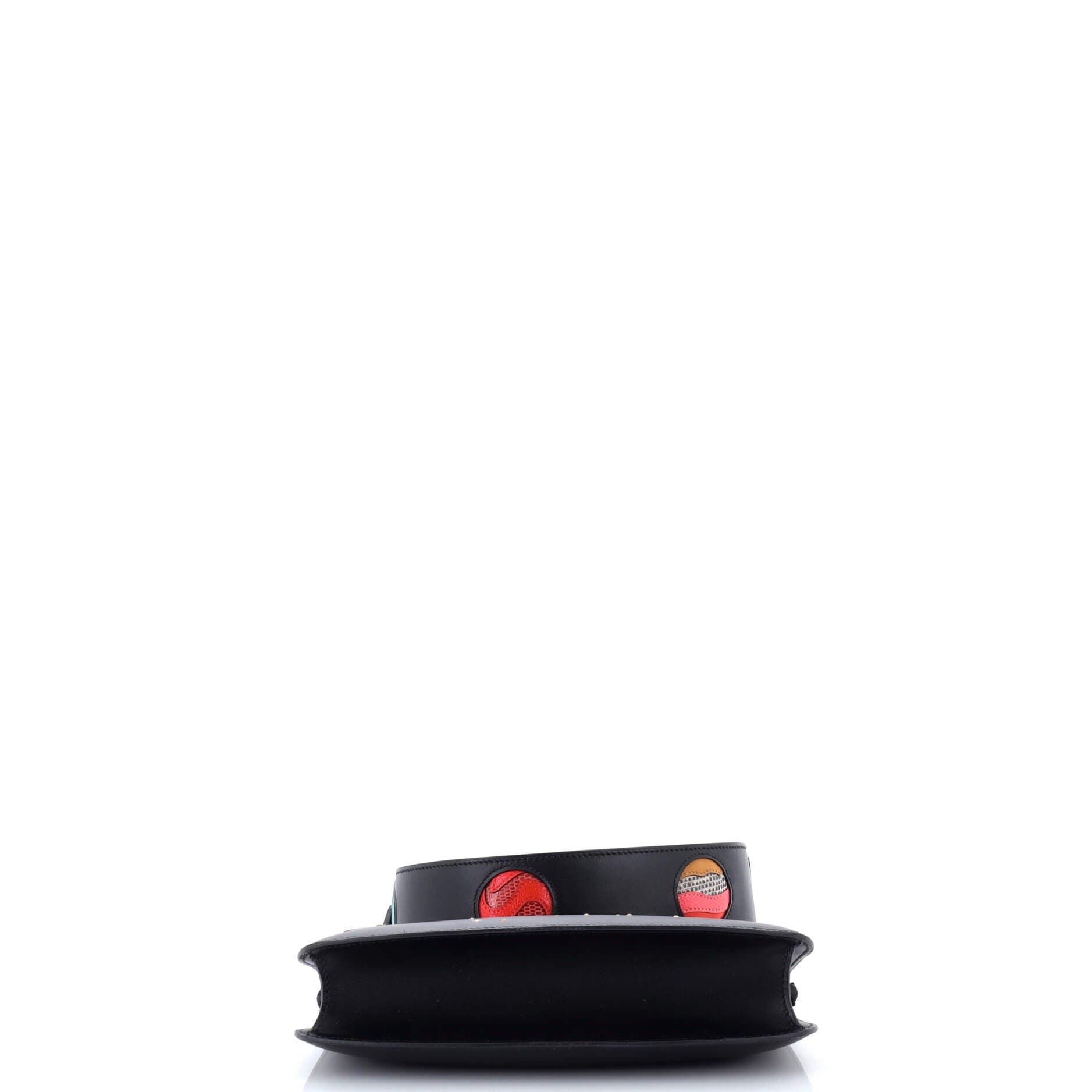 Pre-Owned Hermes Space Sac a Malice Handbag Monsieur with Lizard 23, Alternate, color, Noir