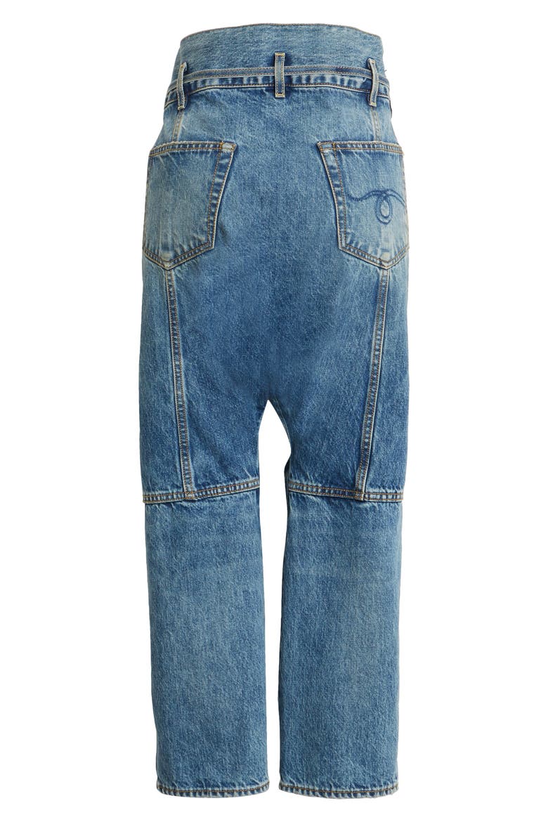 Stanley Crossover Ankle Straight Leg Jeans, Alternate, color, BENJI BLUE