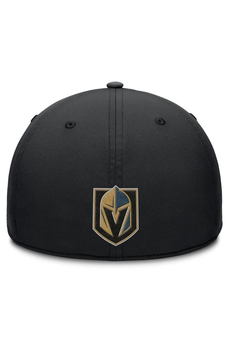 FANATICS Men's Fanatics Black/Charcoal Vegas Golden Knights Authentic Pro Rink Team Code Flex Hat, Alternate, color, Black