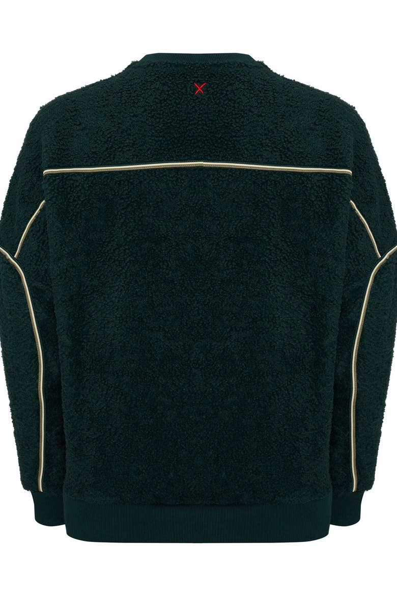 Fluffy Track Sweat, Alternate, color, green