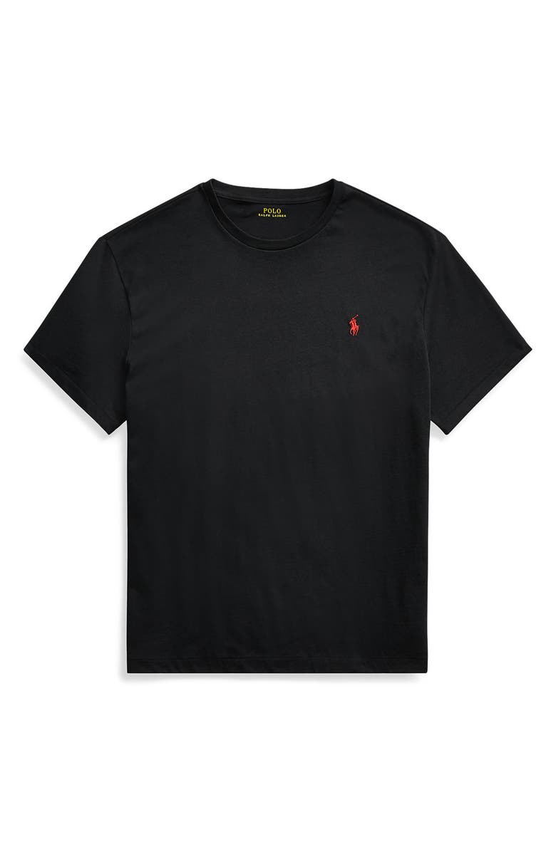 Polo Ralph Lauren Classic Fit Jersey Crewneck T-Shirt, Alternate, color, Ralph Lauren Black