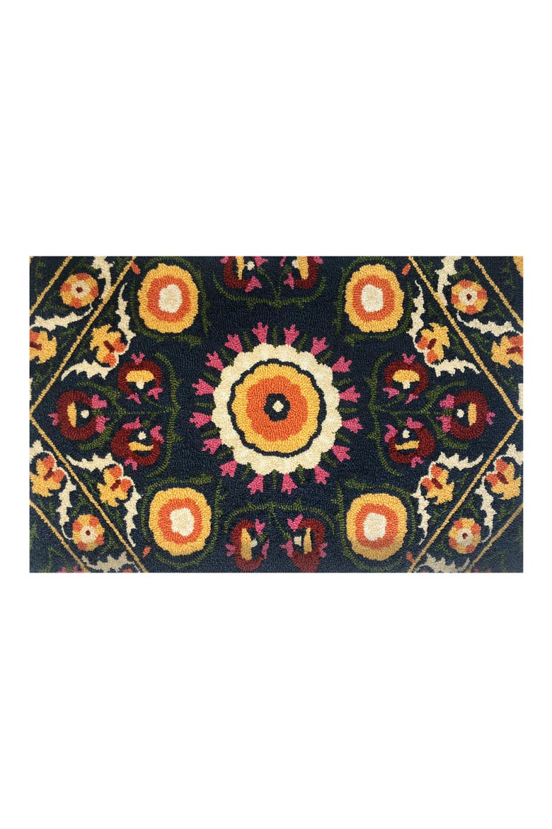 Karina Door Mat, Main, color, INDIGO MULTI