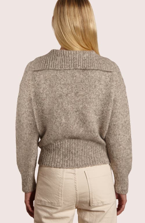 Oyun Sailor Collar Weekend Sweater In Brown