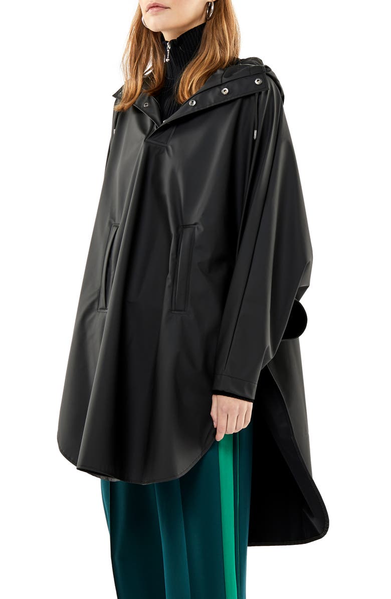 Rains Waterproof Hooded Rain Poncho, Main, color,