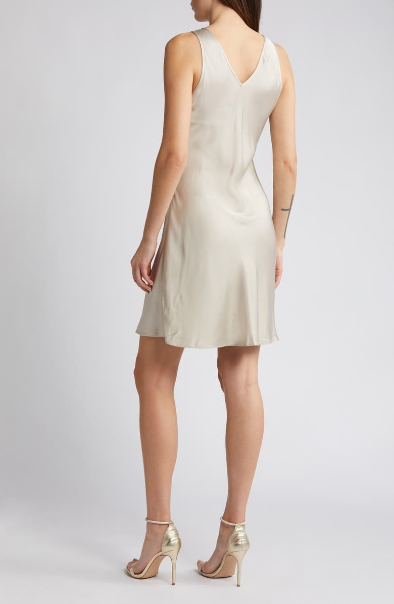 French Connection Ennis Satin Minidress, Alternate, color, 