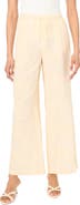 Vince Camuto Embroidered Tie Waist Wide Leg Pants