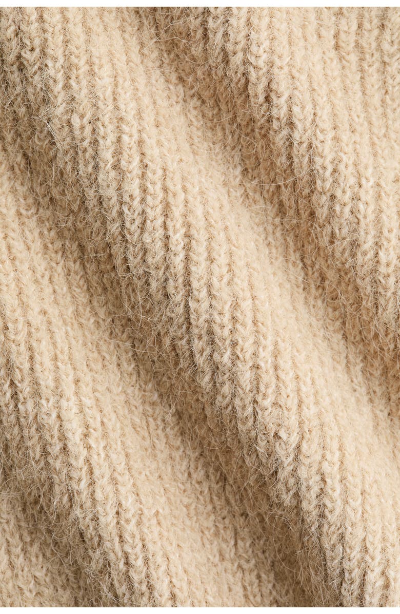H&M Rib-knit Jumper, Alternate, color, Beige
