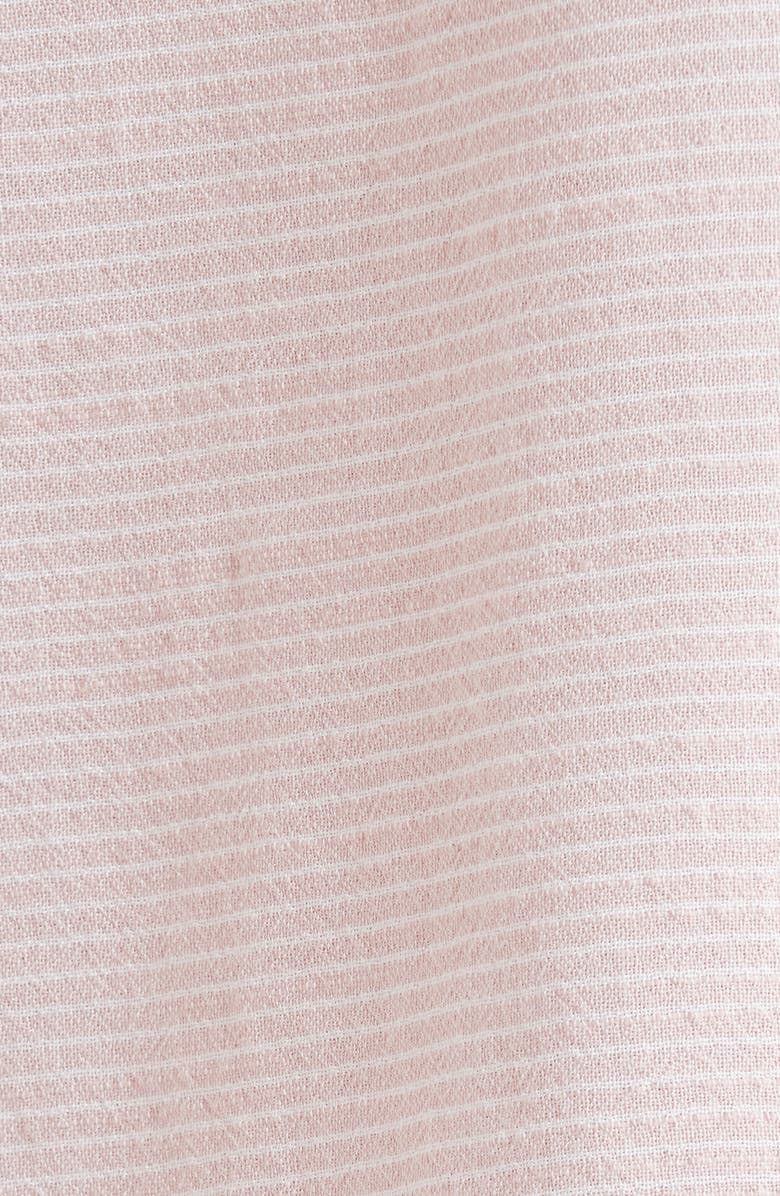 Eberjey Nautico Stripe Pajamas, Alternate, color, Pale Mauve/ White
