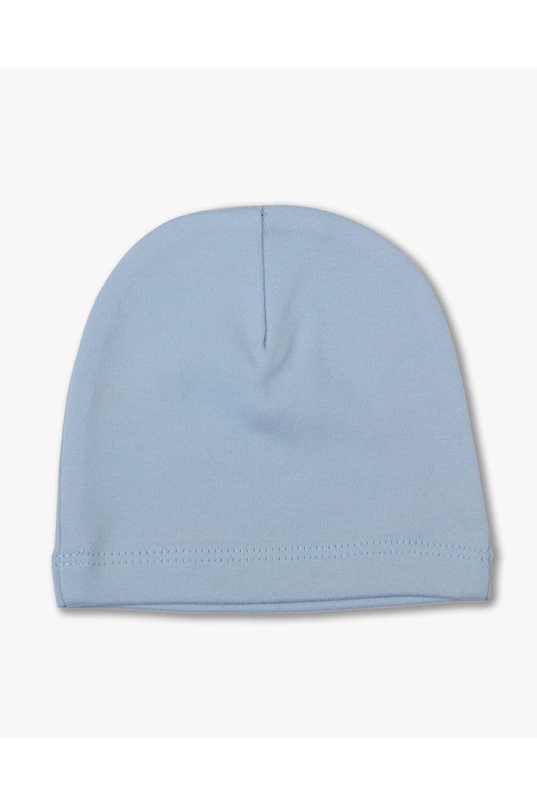 Abstract Spots Reversible Beanie, Alternate, color, Blue Multi