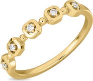 Bony Levy Maya 18k Gold Diamond Stackable Ring