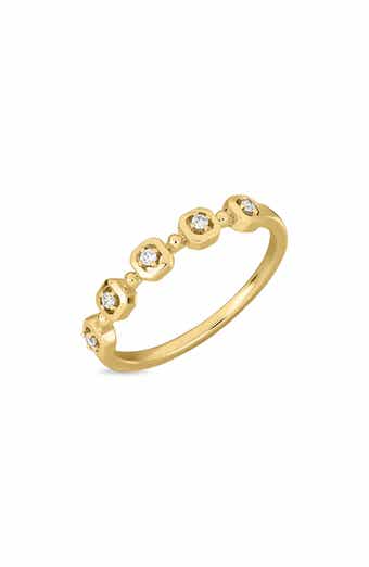 Maya 18k Gold Diamond Stackable Ring