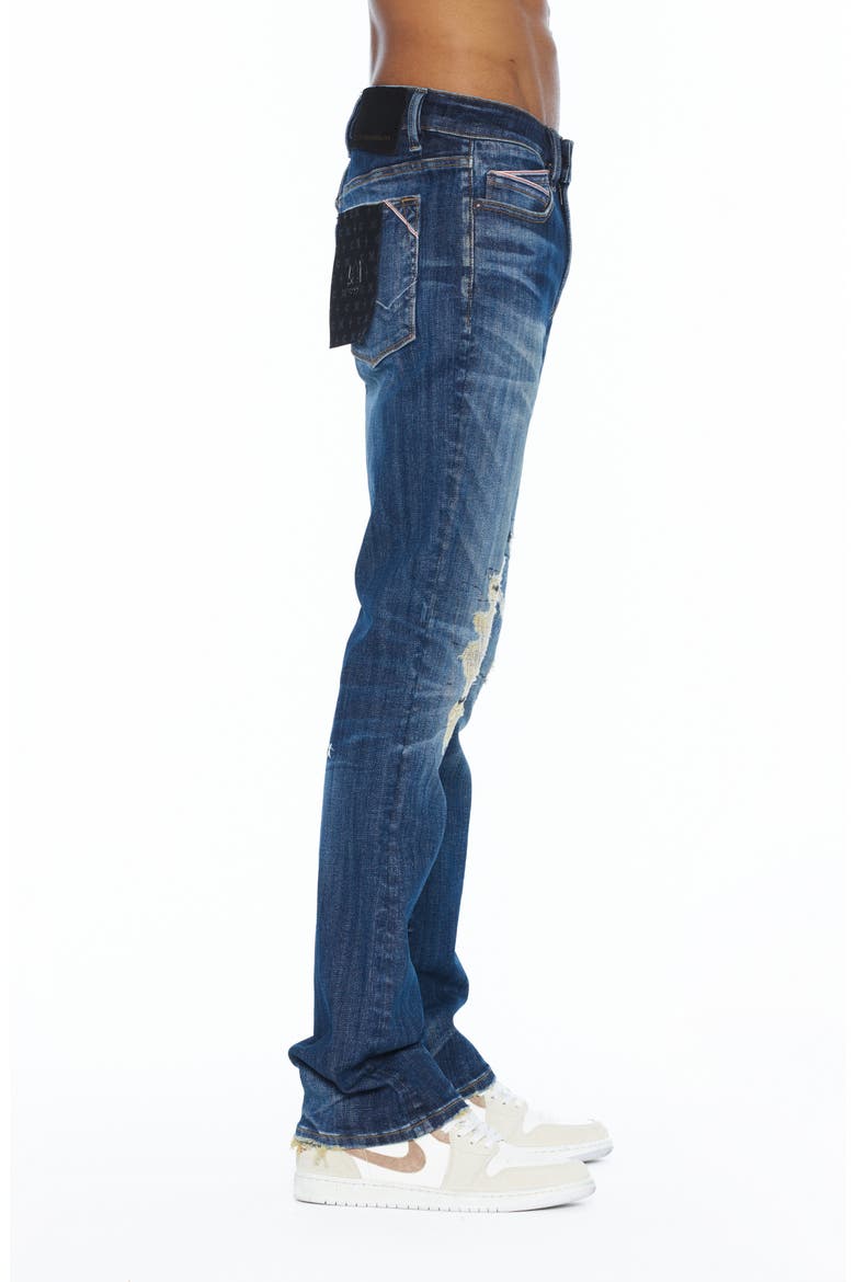 Lenny Distressed Bootcut Jeans, Alternate, color, SURF