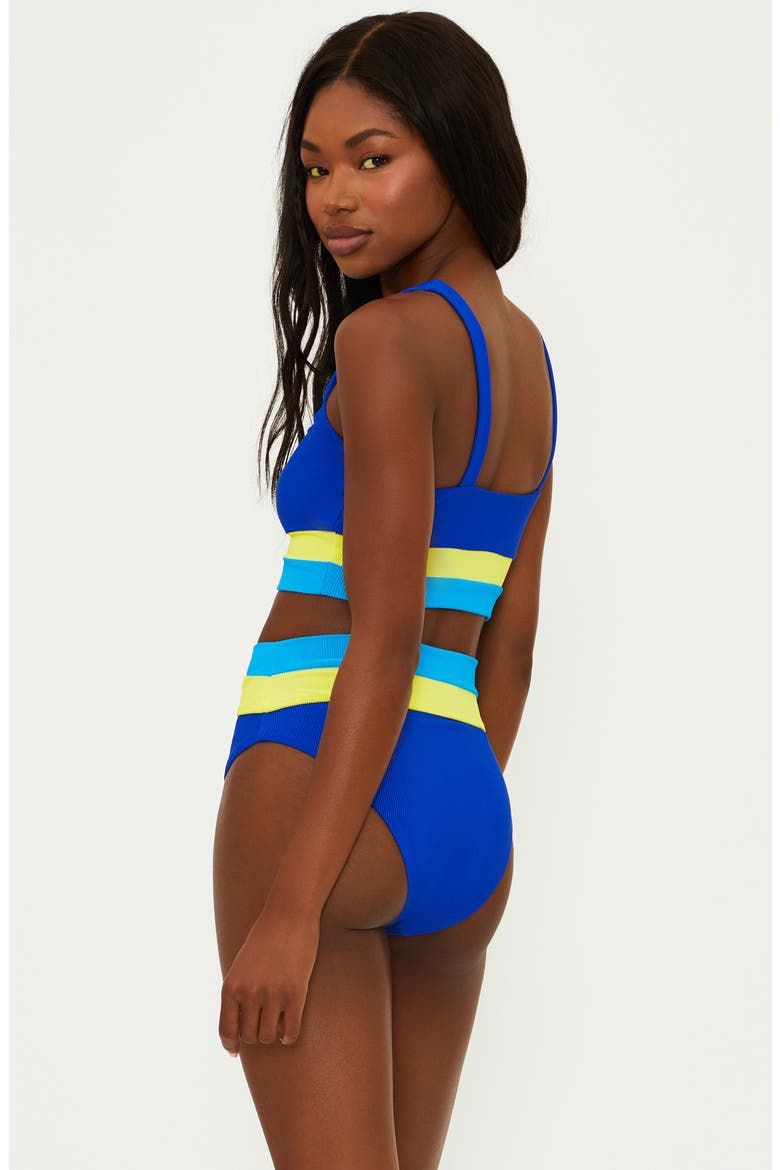 Mackenzine Colorblock Bikini Top, Alternate, color, RIVIERA COLORBLOCK
