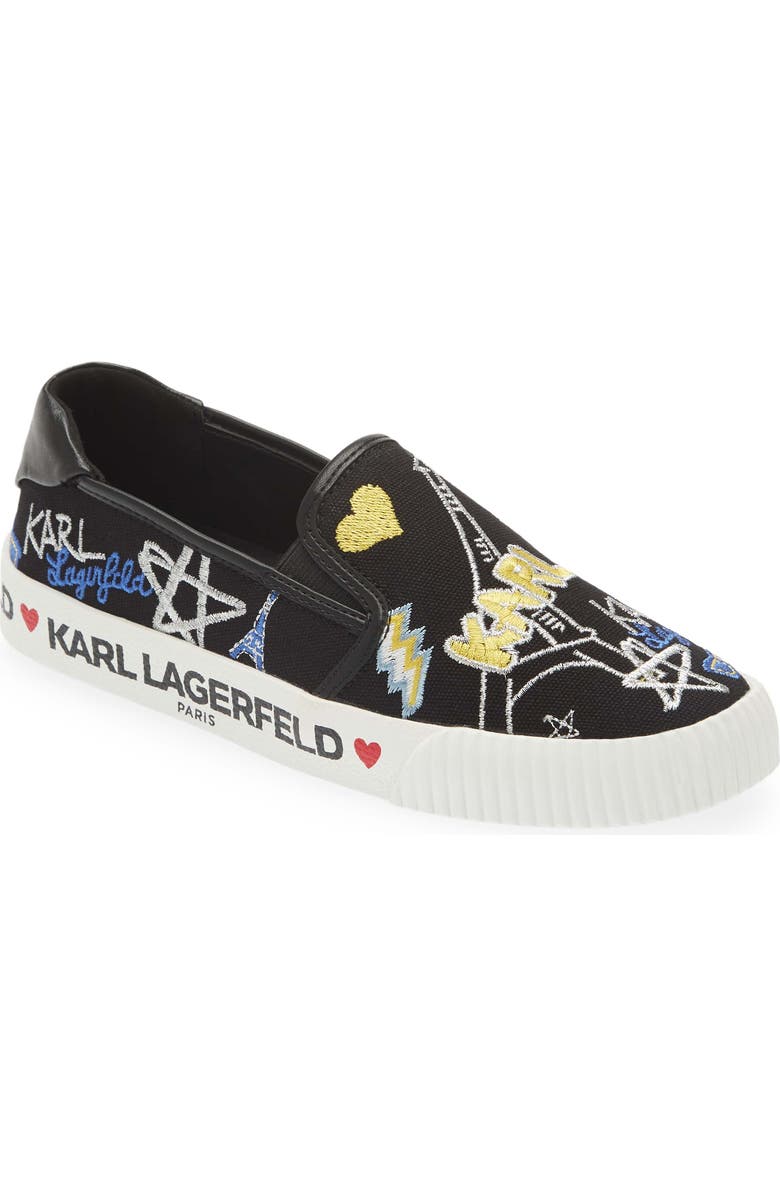 KARL LAGERFELD PARIS Jazlyn Slip-On Sneaker, Main, color,