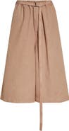Marni Belted Cotton Twill Culottes