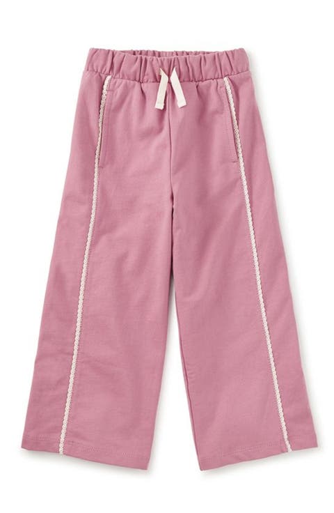 Lace Trim Track Pants