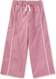 Tea Collection Lace Trim Track Pants