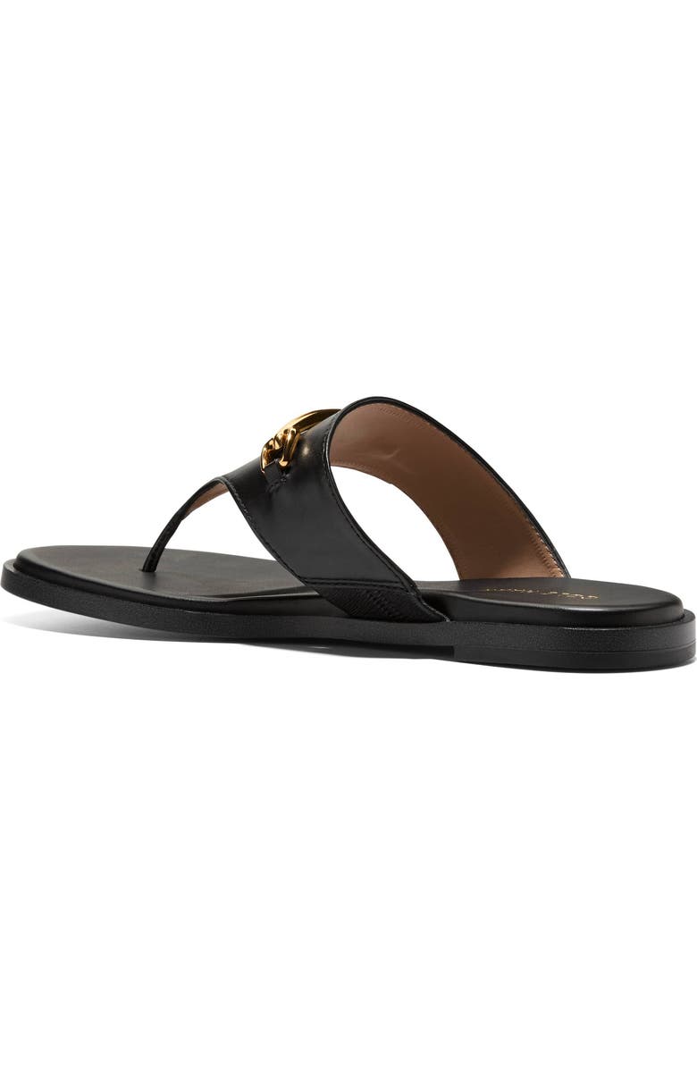 Cole Haan Flynn Thong Sandal, Alternate, color, Black Leather